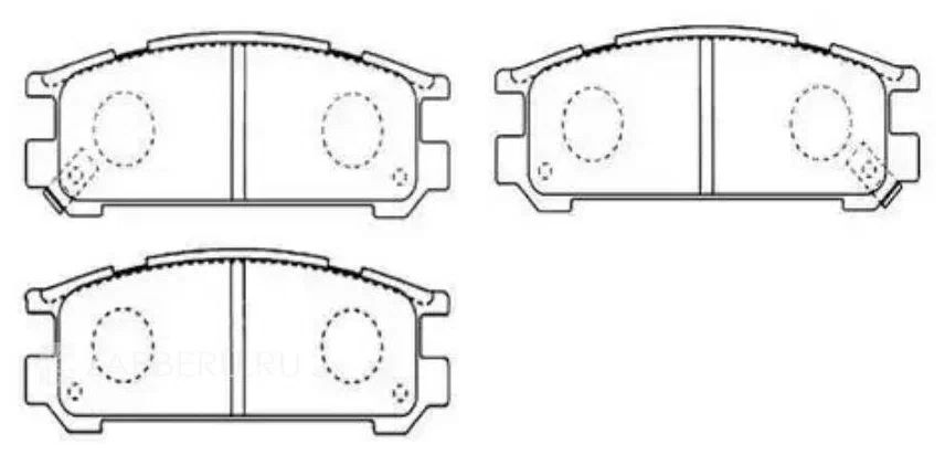 

Тормозные колодки HSB дисковые HP5051