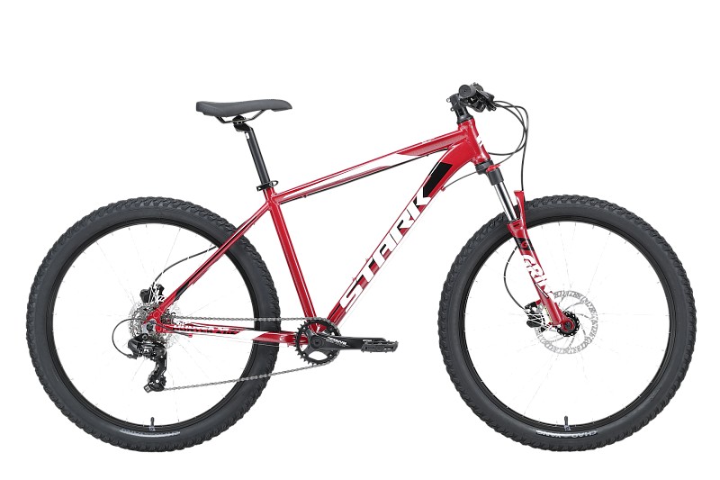 Велосипед Stark'23 Hunter 27.2+ HD красно-коричневый/никель 16
