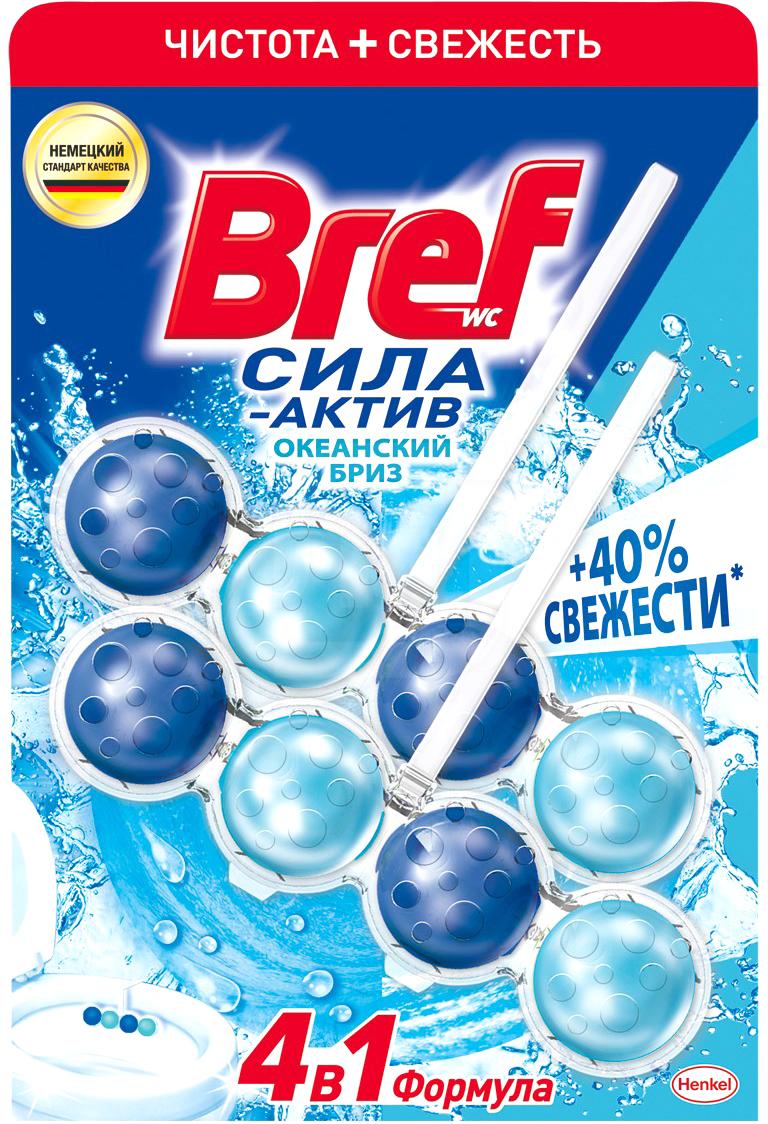 

Подвесной блок Bref Сила актив океанский бриз для унитаза 102 г