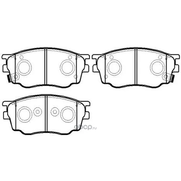 

Тормозные колодки HSB дисковые HP5144