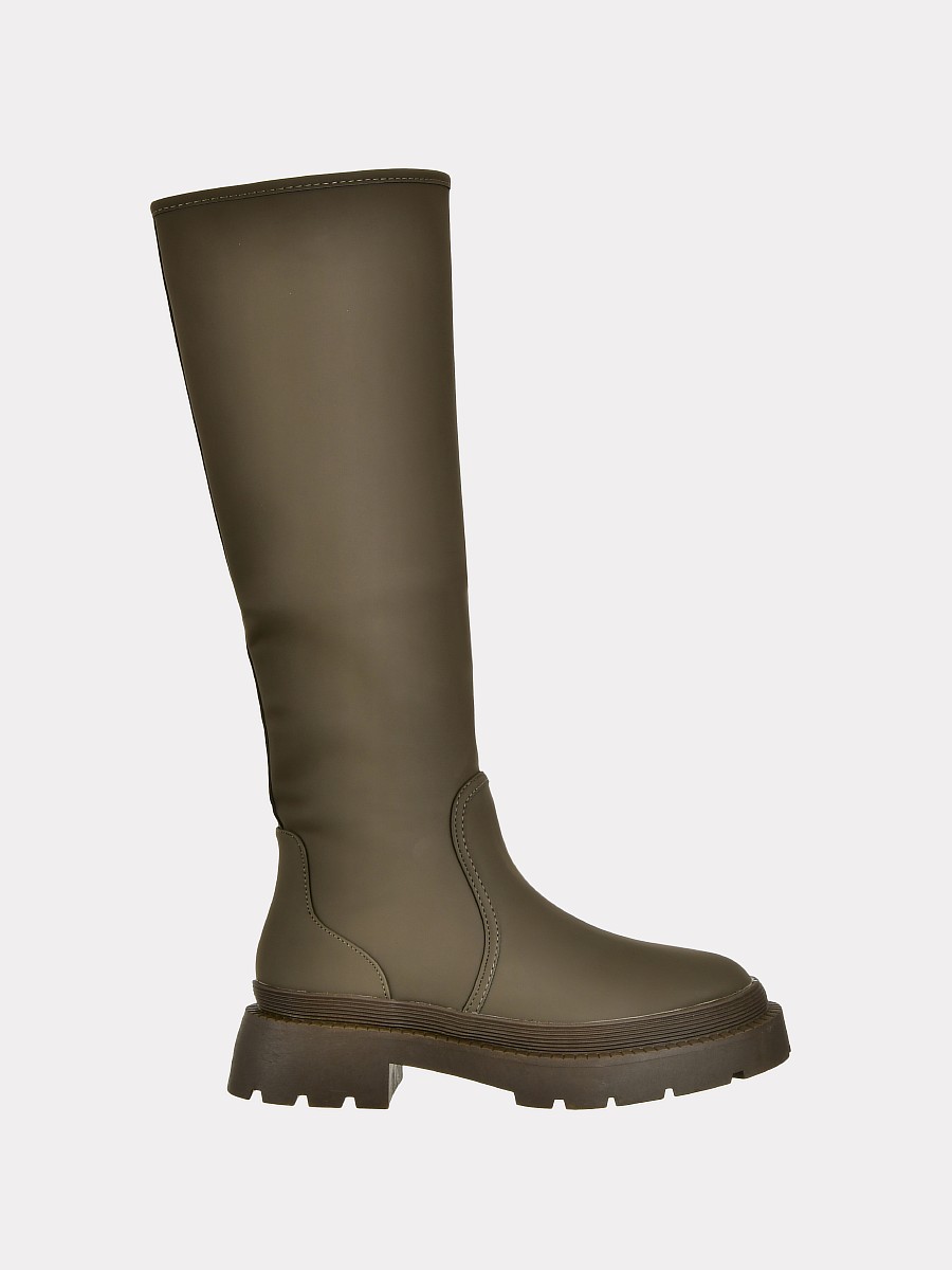 

Сапоги женские Versiya shop F-577 хаки 37 RU, F-577