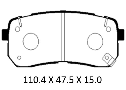 

Колодки тормозные дисковые задние KIA: SORENTO 15- (произведено в Корее) PATRON PBP019KOR