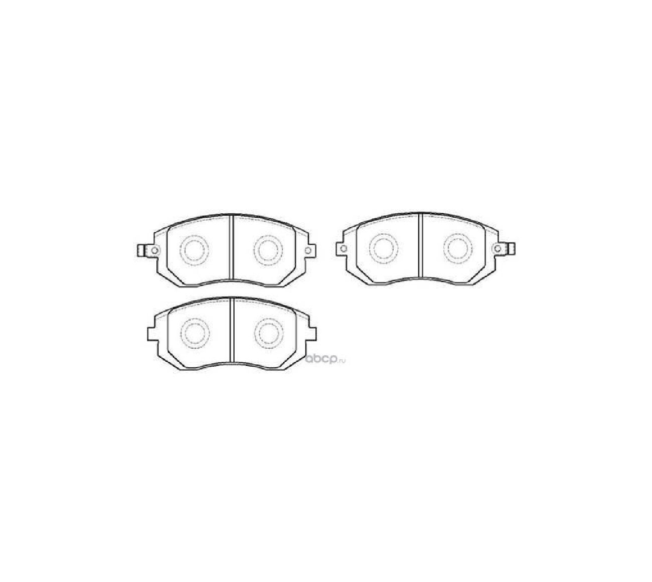 

Тормозные колодки HSB дисковые HP8422