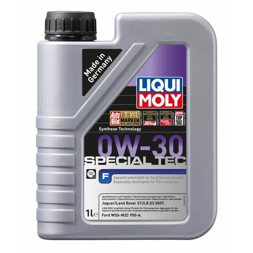 

Моторное масло LIQUI MOLY синтетическое Special Tec F 0W30 1л