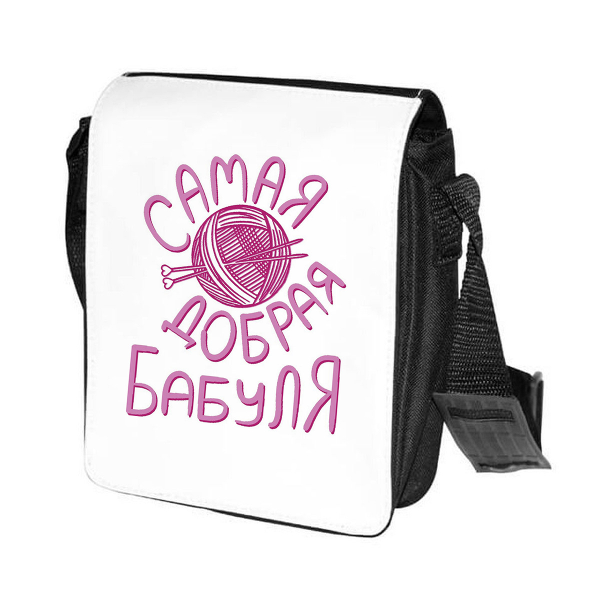 

Сумка женская CoolPodarok CN0113358 черно-белый, Черный;белый, CN0113358