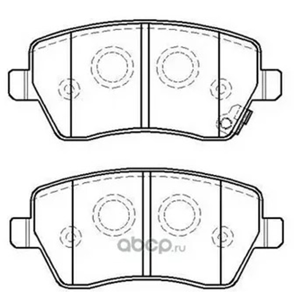 

Тормозные колодки HSB дисковые HP9747