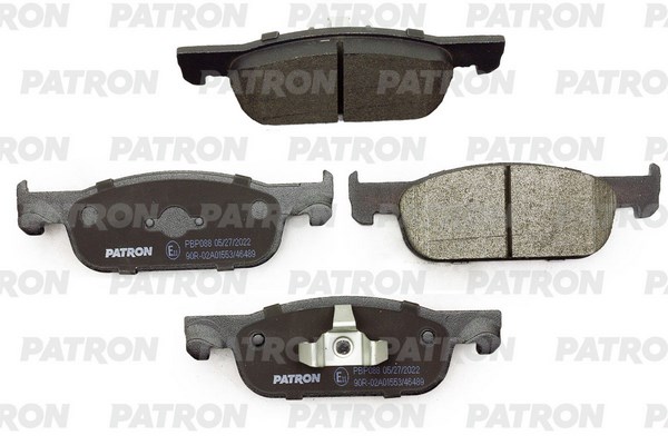 

Колодки тормозные дисковые перед LADA X-Ray / RENAULT Logan 2 16- (L=155 mm) PATRON PBP088