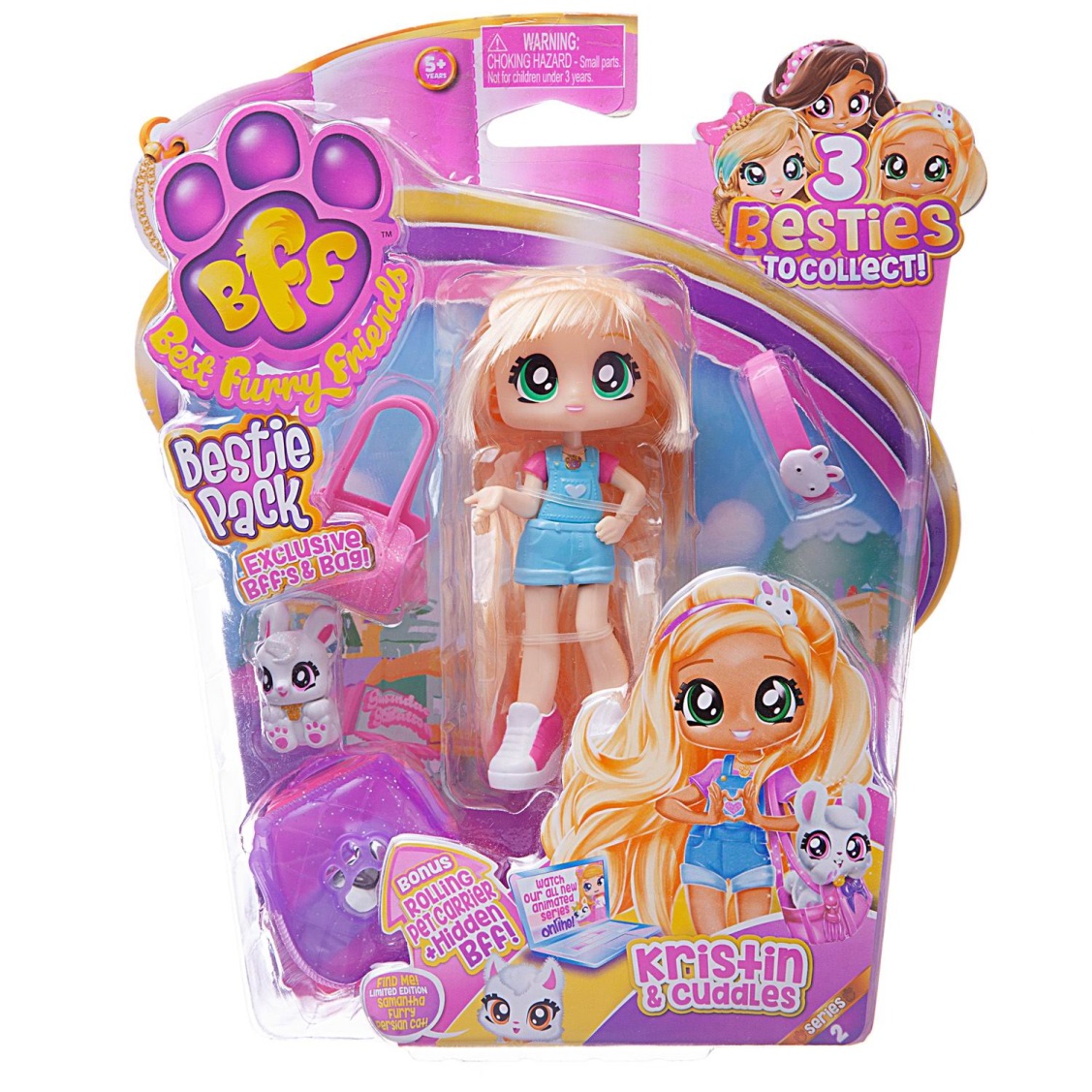 

Кукла ABtoys Best Furry Friends Bestie Kristin с питомцем