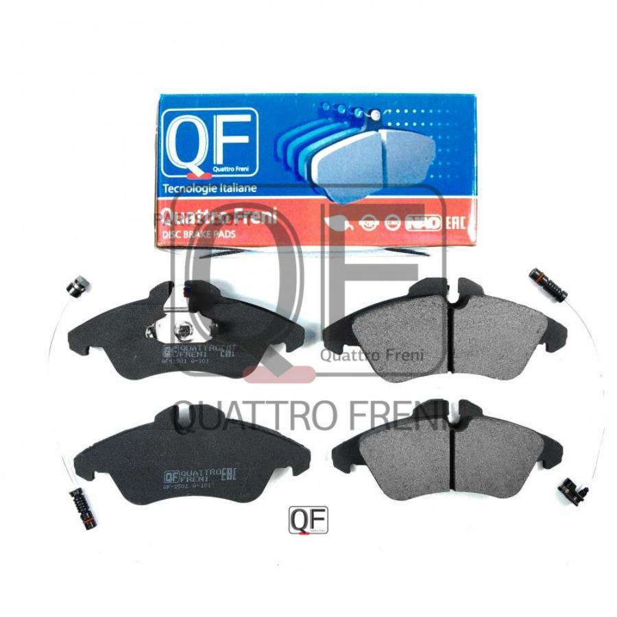 

Колодки ТОРМОЗНЫЕ ДИСКОВЫЕ FR С ЭЛ ДАТЧИКОМ QF500121 1шт QUATTRO FRENI QF500121