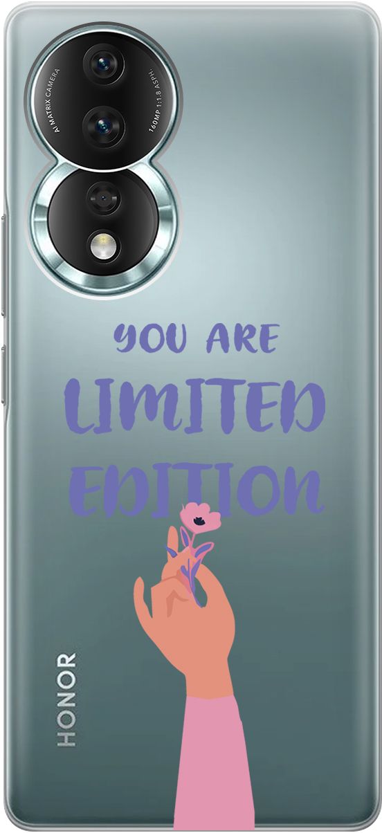 Силиконовый чехол на Honor 80 с 3D принтом 