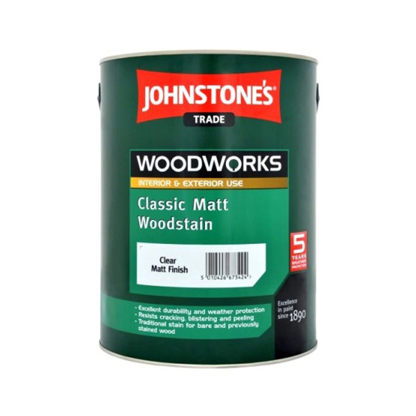 фото Лак johnstone's matt woodstain средний дуб 0,75 л johnstones