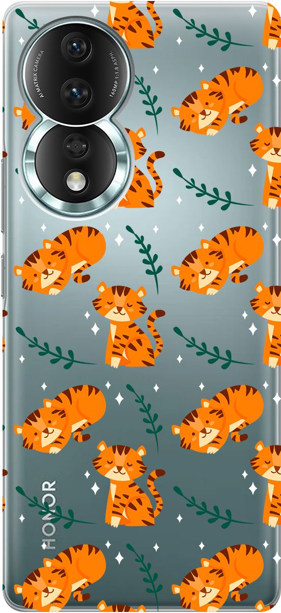 Силиконовый чехол на Honor 80 с 3D принтом 