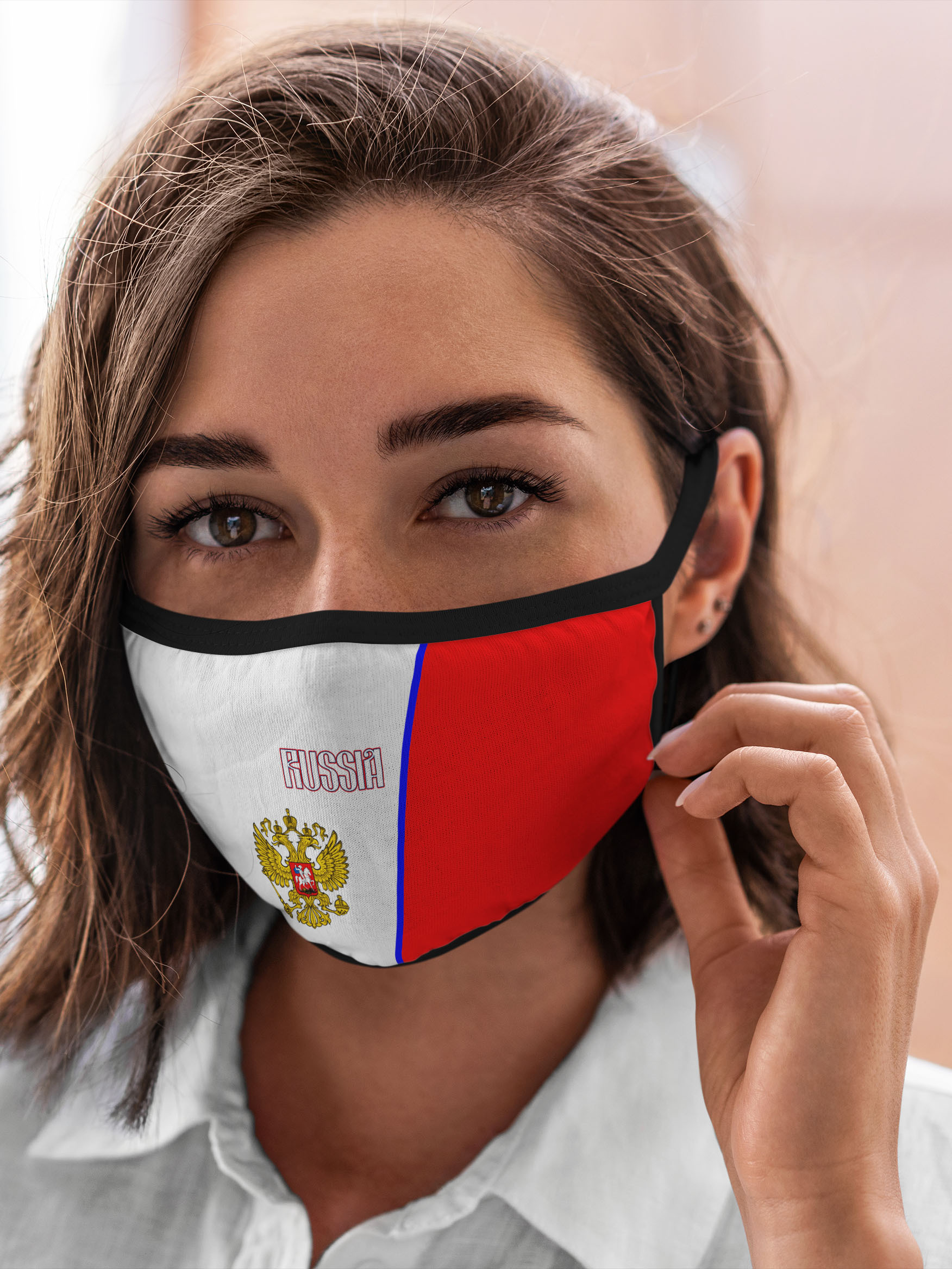 

Многоразовая маска унисекс Burnettie Флаг России Russia Sport, Разноцветный, Флаг России Russia Sport