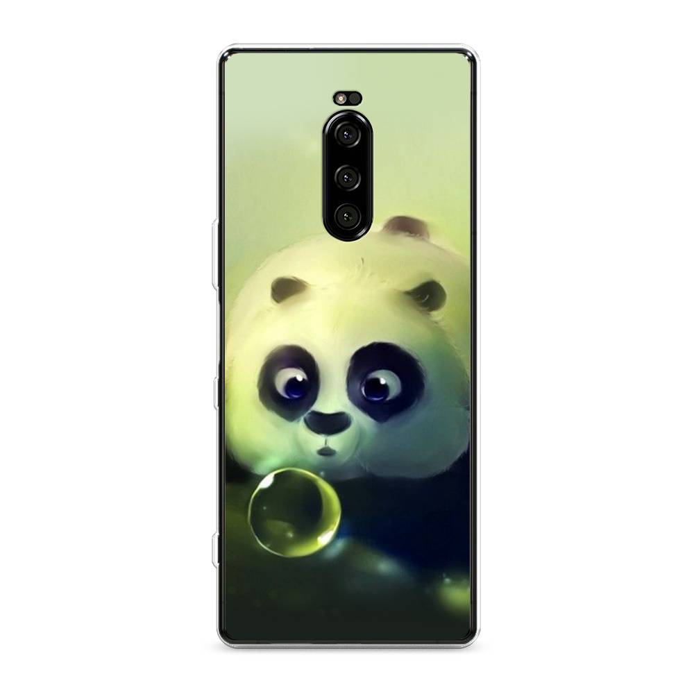 

Чехол на Sony Xperia XZ4 "Малыш панды", Зеленый;черный;серый, 53850-1