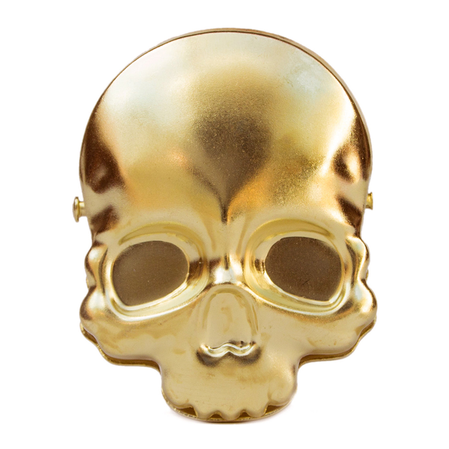

Зажим для пакетов skull, латунь