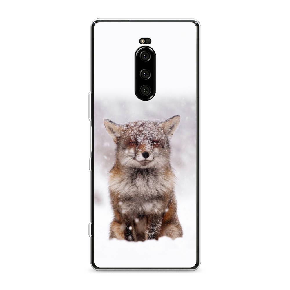 

Чехол на Sony Xperia XZ4 "Зимняя лиса", Белый;серый;коричневый, 53850-1