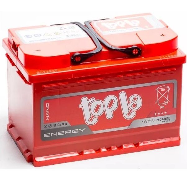 

Аккумулятор автомобильный TOPLA Energy 75 Ач обратная полярность, Energy 75.0