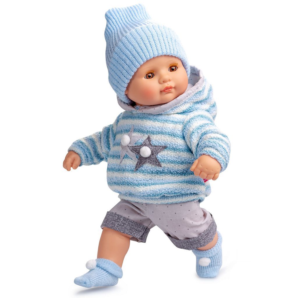 

Кукла Berjuan мягконабивная 34 см Baby Shoes Nino 465