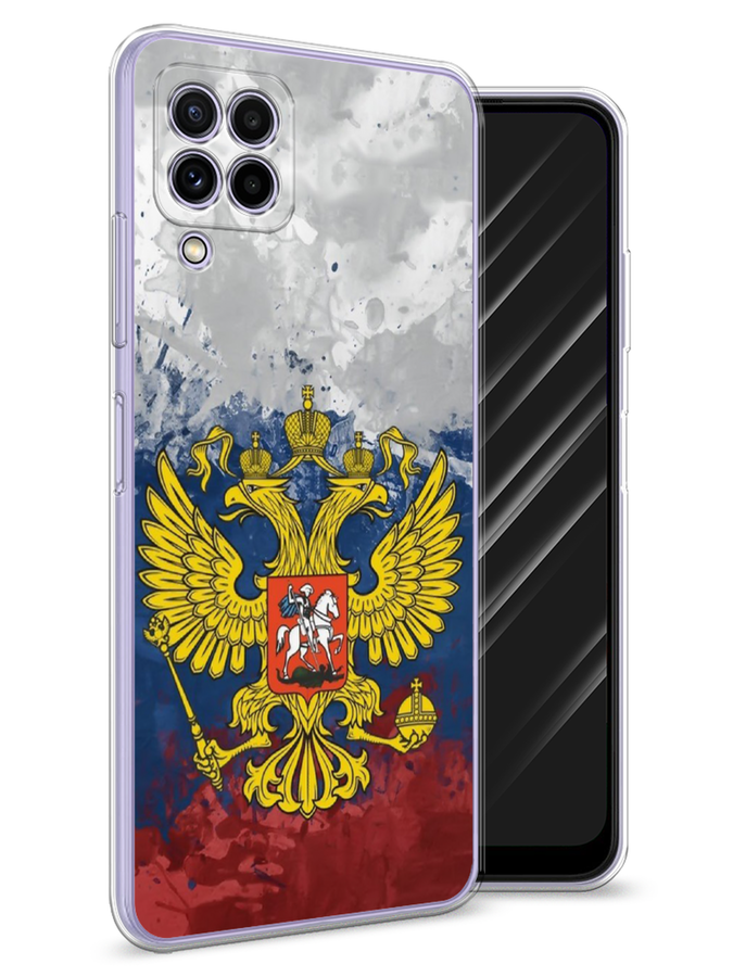

Чехол Awog на Samsung Galaxy M22 / Самсунг M22 "РФ", Белый;синий;красный, 2103450-5