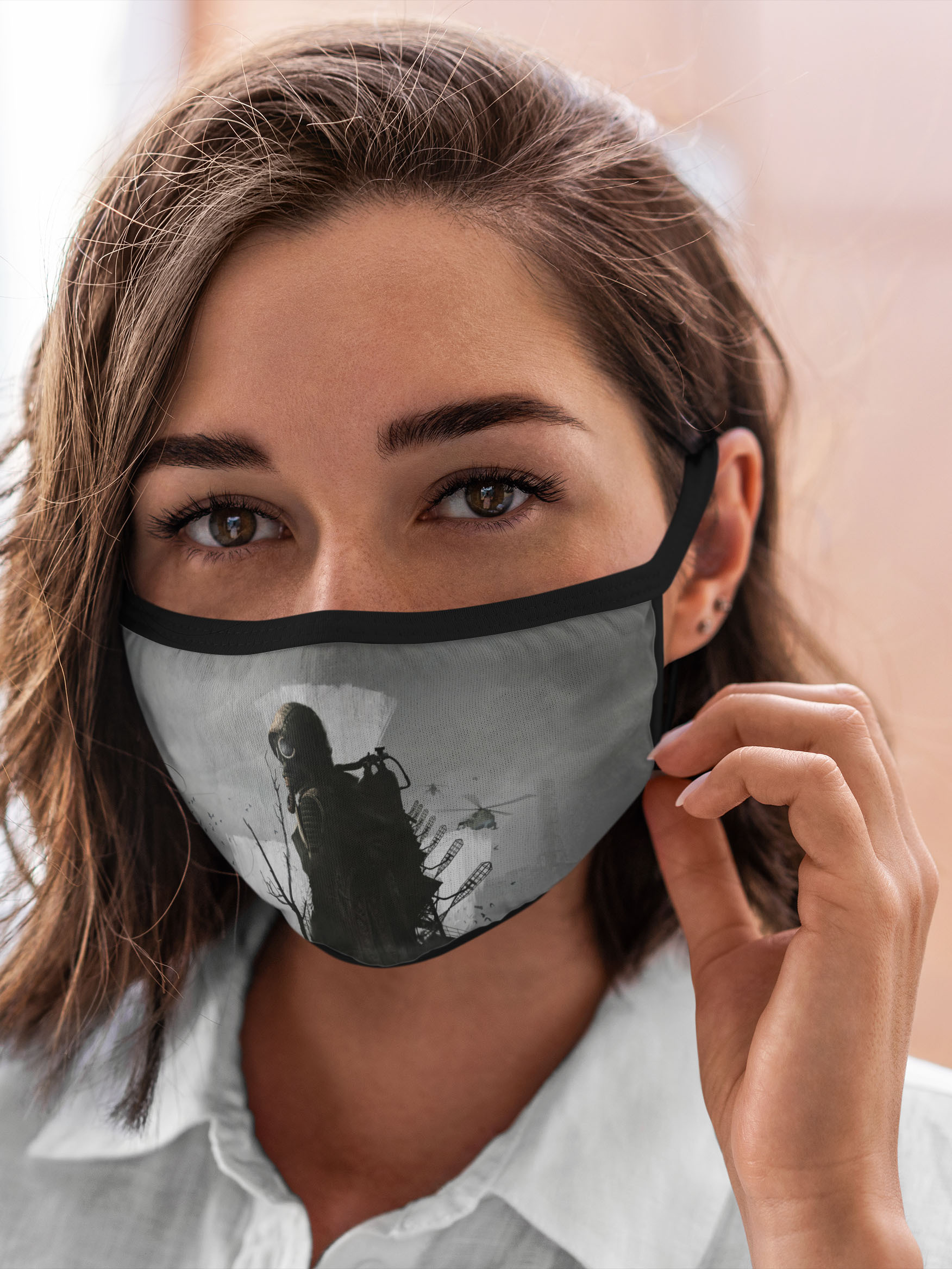 

Многоразовая маска унисекс Burnettie Stalker 2 Gray, Разноцветный, Stalker 2 Gray
