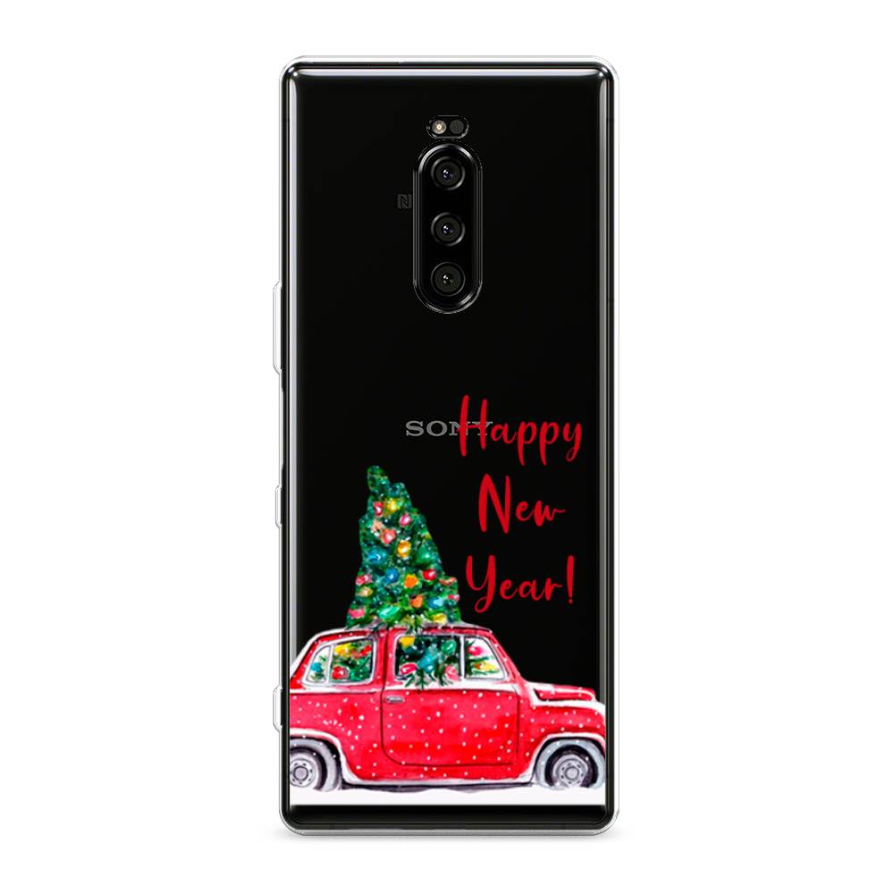 

Чехол на Sony Xperia XZ4 "Happy New Year", Красный;зеленый, 53850-5