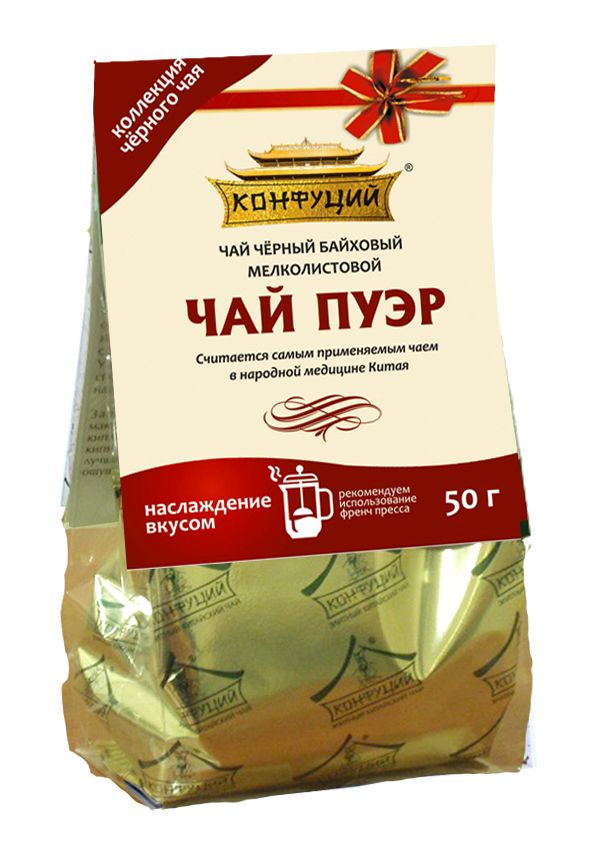 Чай Конфуций PU-ER мелкий лист 50 г