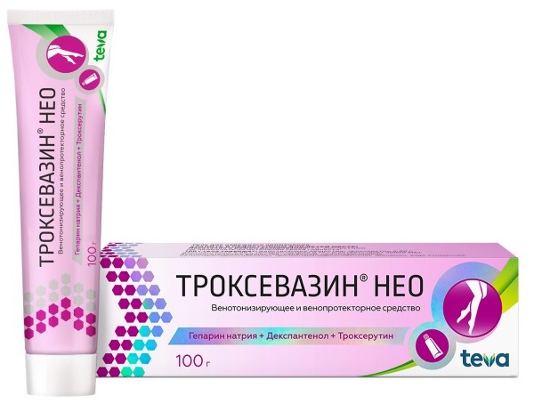 Купить Троксевазин Нео гель для наружного применения туба 100 г, Балканфарма