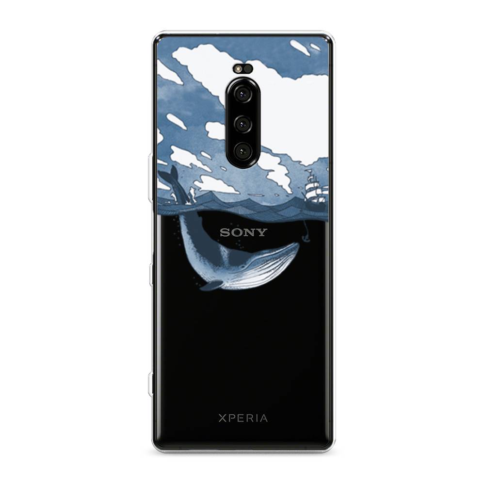 

Чехол на Sony Xperia XZ4 "Большой кит", Синий, 53850-1