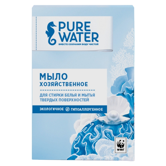 фото Хозяйственное мыло pure water гипоаллергенное