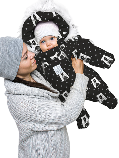 

Комбинезон детский Malek-Baby 163шм/2, разноцветный; черный, 68, 163шм/2