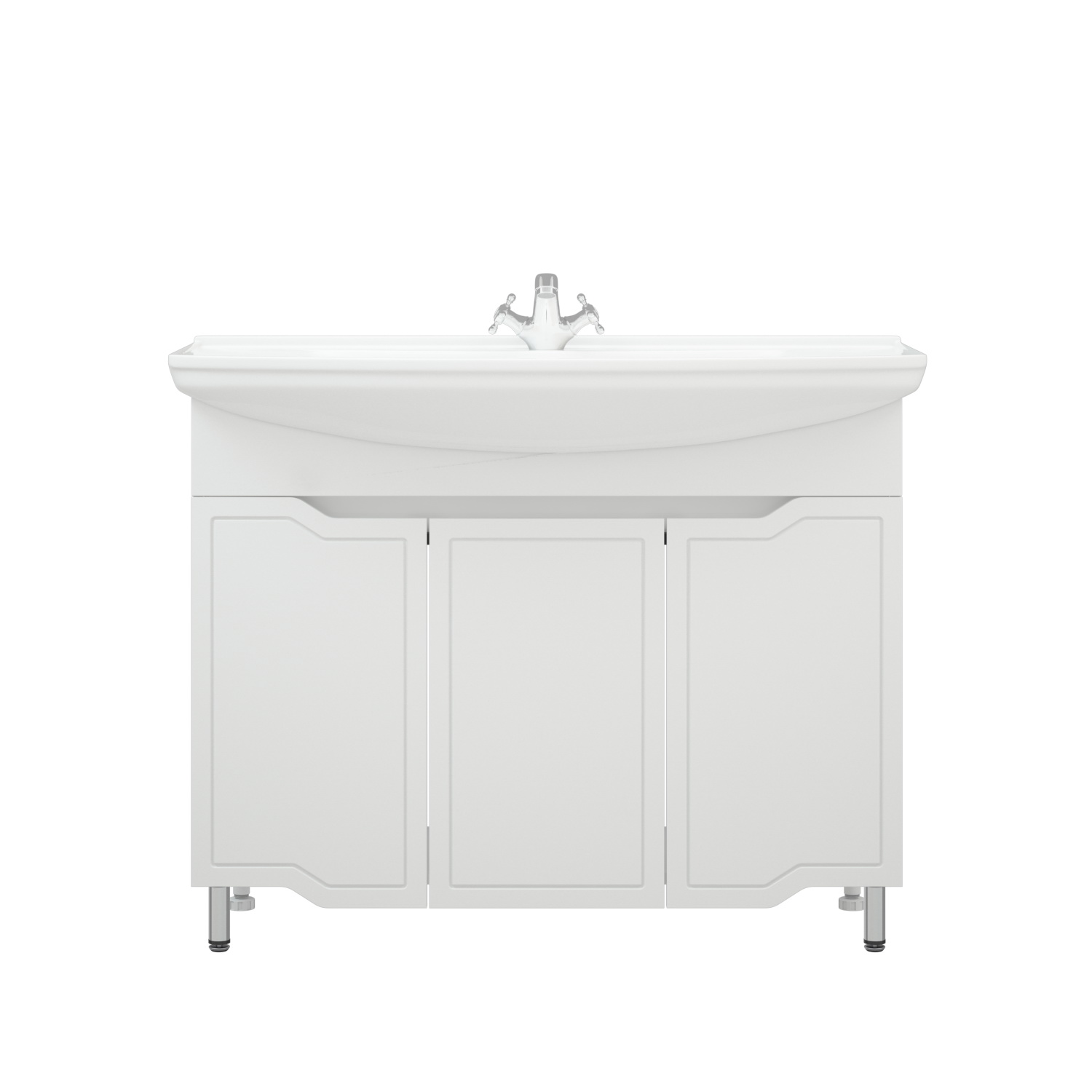 

Тумба без раковины Corozo Мирра 105 MSD-00001544 белый, Мирра 105