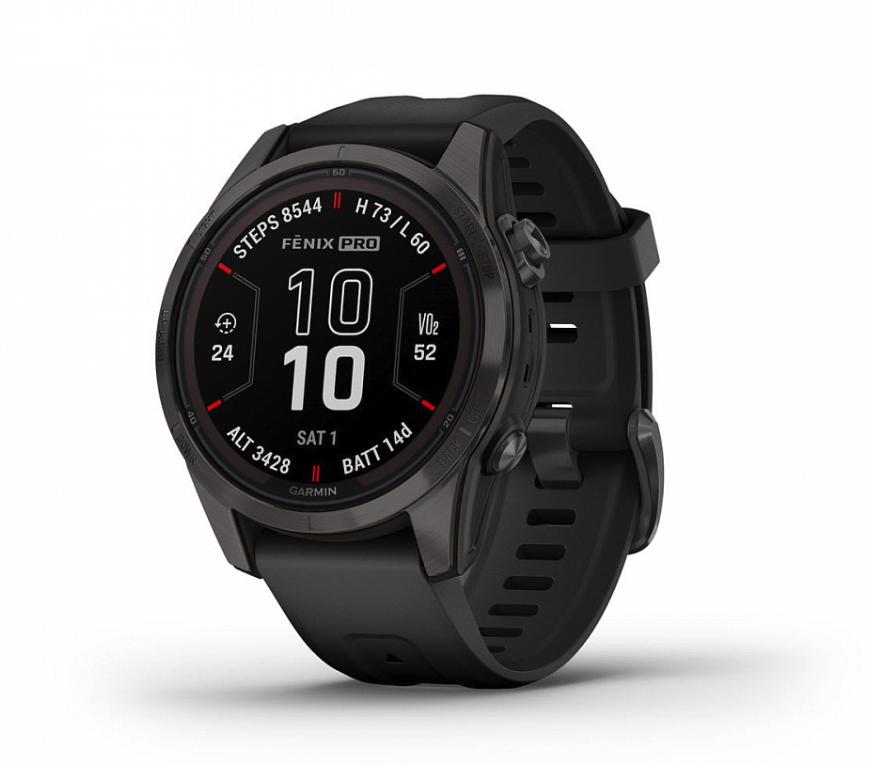 

Смарт-часы Garmin 7S Pro Sapphire Solar серый/черный (010-02776-11), 7S PRO Sapphire Solar