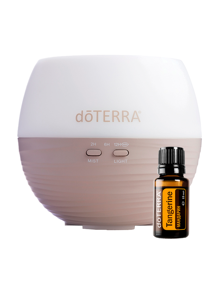 

Набор doTERRA Диффузор Лепесток + масло Мандарина 15 мл