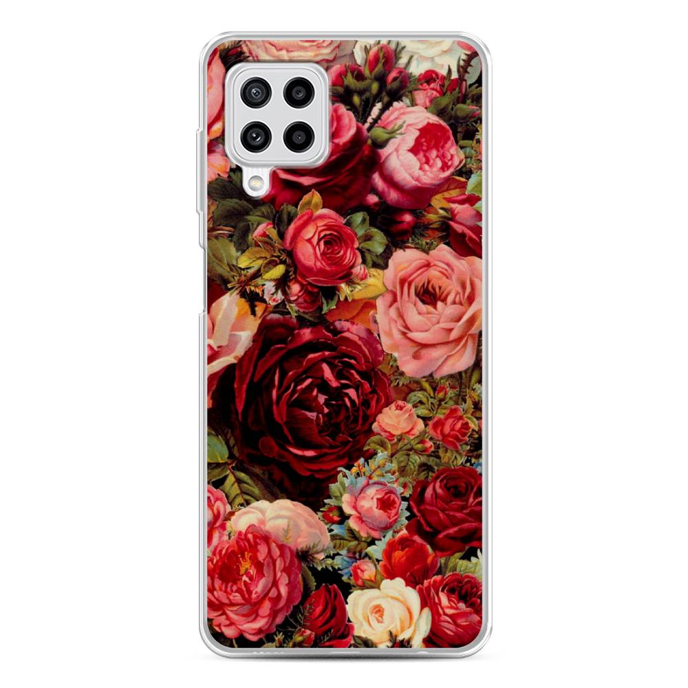 

Чехол Awog на Samsung Galaxy M22 / Самсунг M22 "Розы винтажные", 2103450-8
