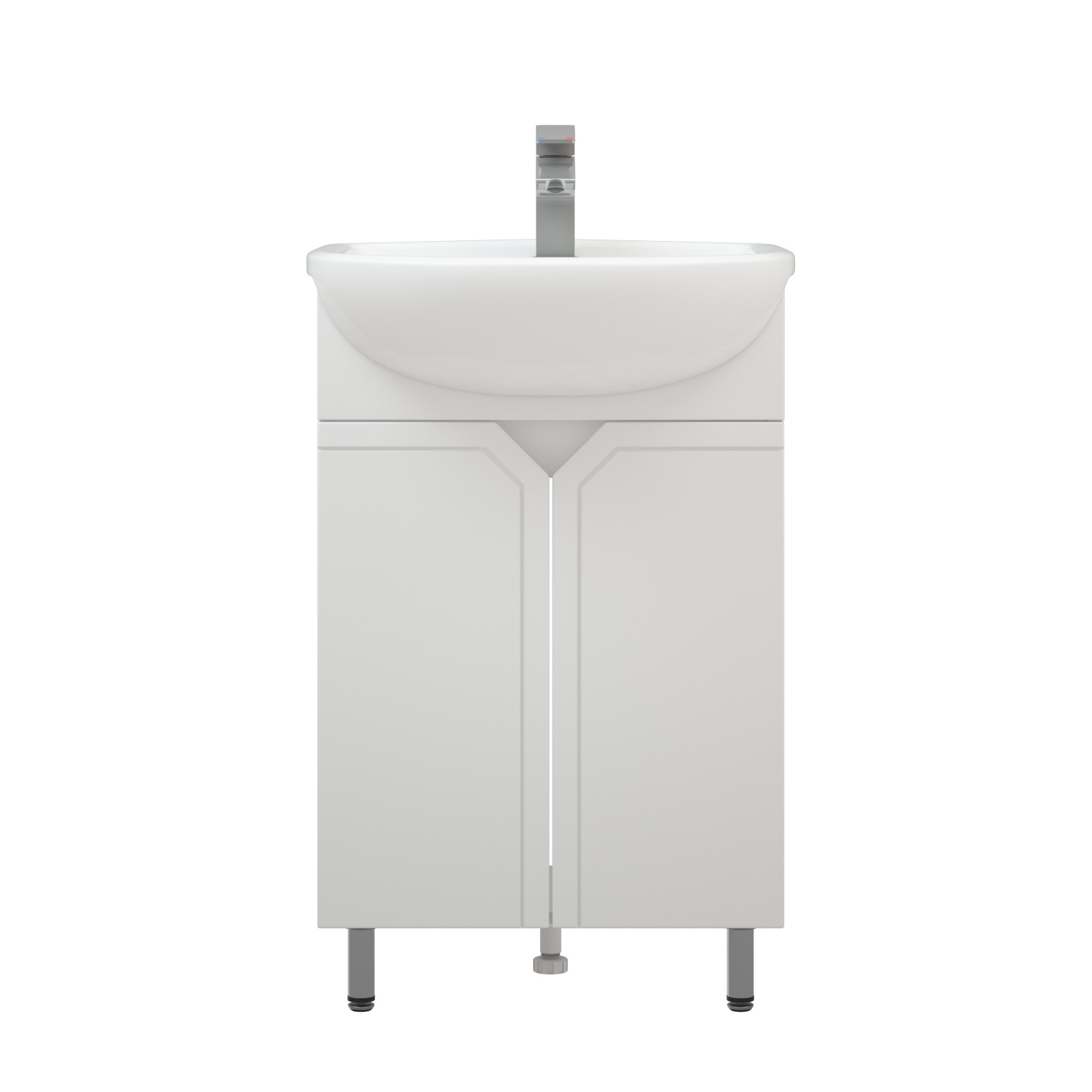 

Тумба без раковины Corozo Сириус 55 MSD-00001437 белый, Сириус 55