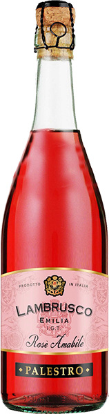 

Игристое вино Palestro, Lambrusco Emilia Rosato