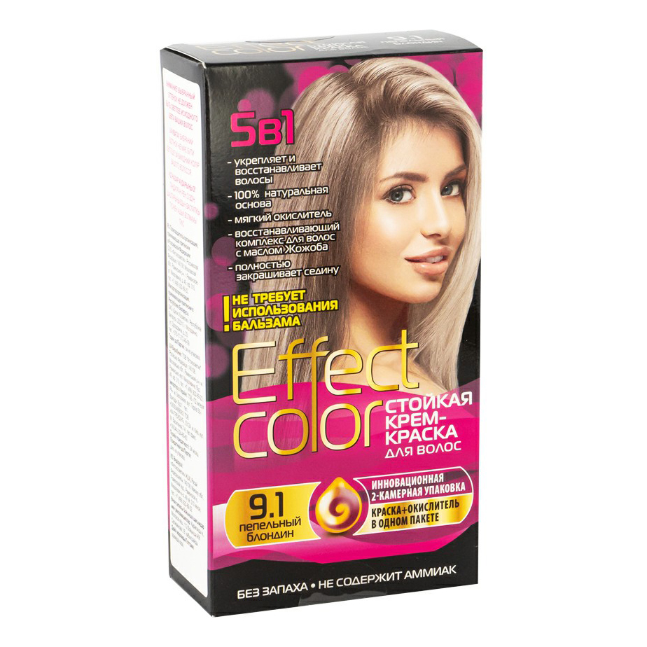 Крем-краска для волос Effect Color 5 в 1 100 мл в ассортименте когтеточка зооник 22319 34х34х55 см в ассортименте