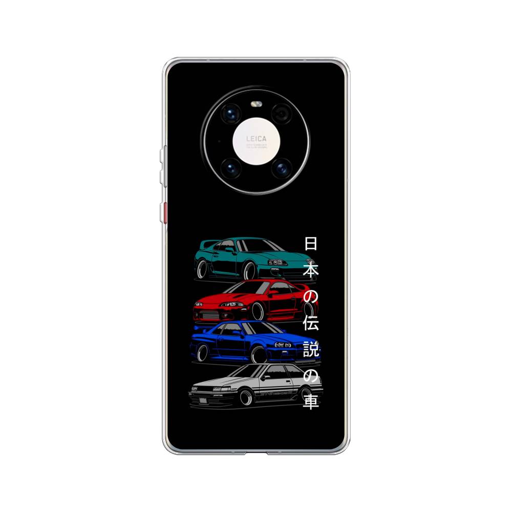 

Чехол Awog на Huawei Mate 40 Pro "JDM Legend cars", Зеленый;красный;синий, 6104450-5