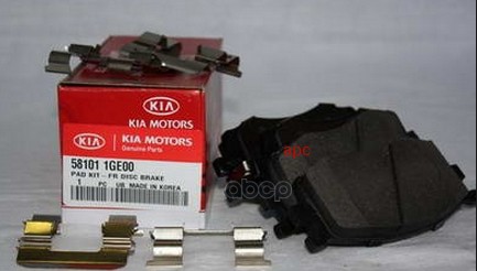 

Комплект Тормозных Колодок С Накладками (4шт)[Org] Hyundai-KIA арт. 581011GE00