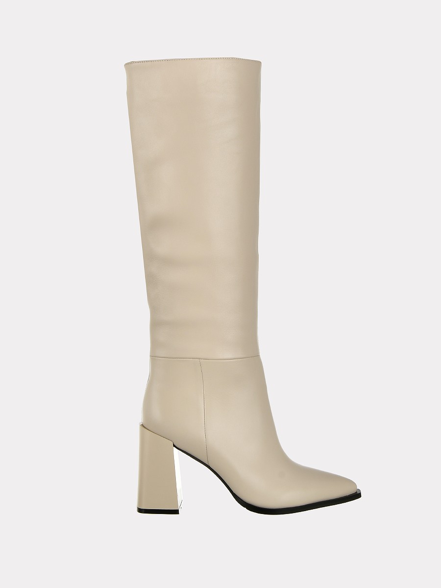

Сапоги женские Versiya shop AY696F-E5 белые 38 RU, AY696F-E5