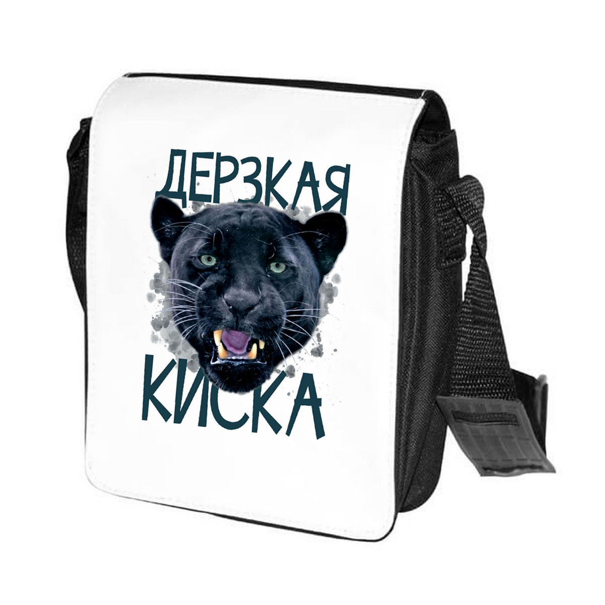 

Сумка женская CoolPodarok CN0131127 черно-белый, Черный;белый, CN0131127