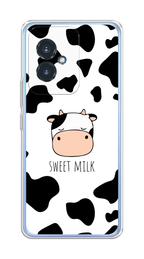 

Чехол на Honor 100 "Sweet milk", Розовый;белый;черный, 6122750-1
