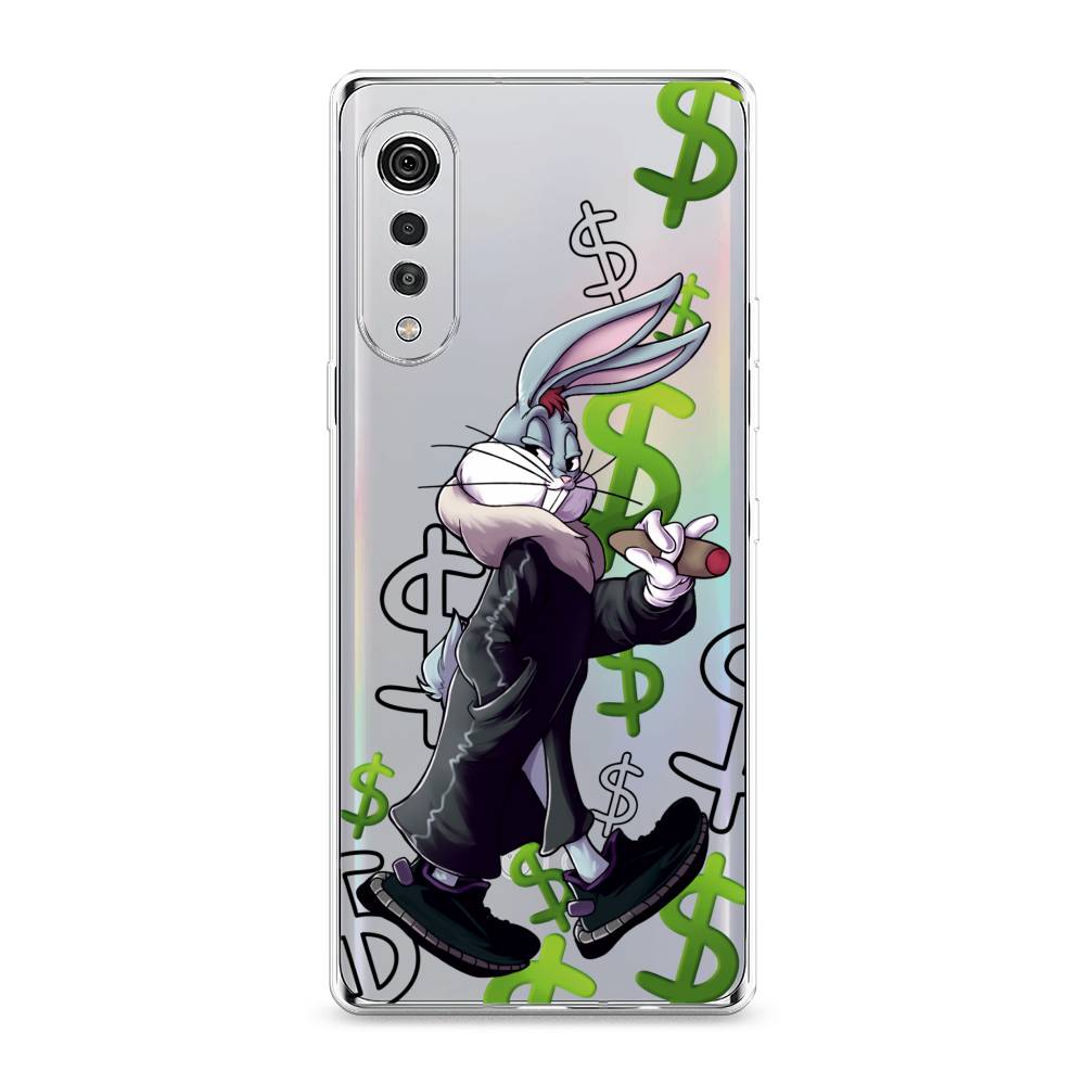 

Чехол на LG Velvet 4G "Rich Bugs Bunny", Зеленый;черный;голубой, 84450-6