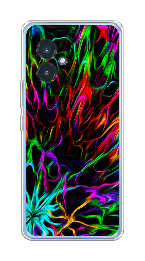 

Чехол на Honor 100 "Разноцветные разводы", Голубой;зеленый;оранжевый, 6122750-1
