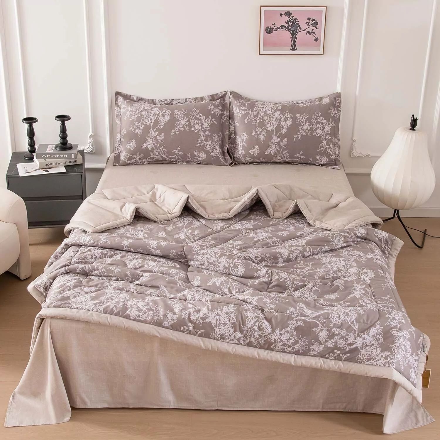

Комплект постельного белья VIVA - HOME TEXTILE с одеялом, cатин с одеялом хлопок, Сатин с Одеялом 100% хлопок