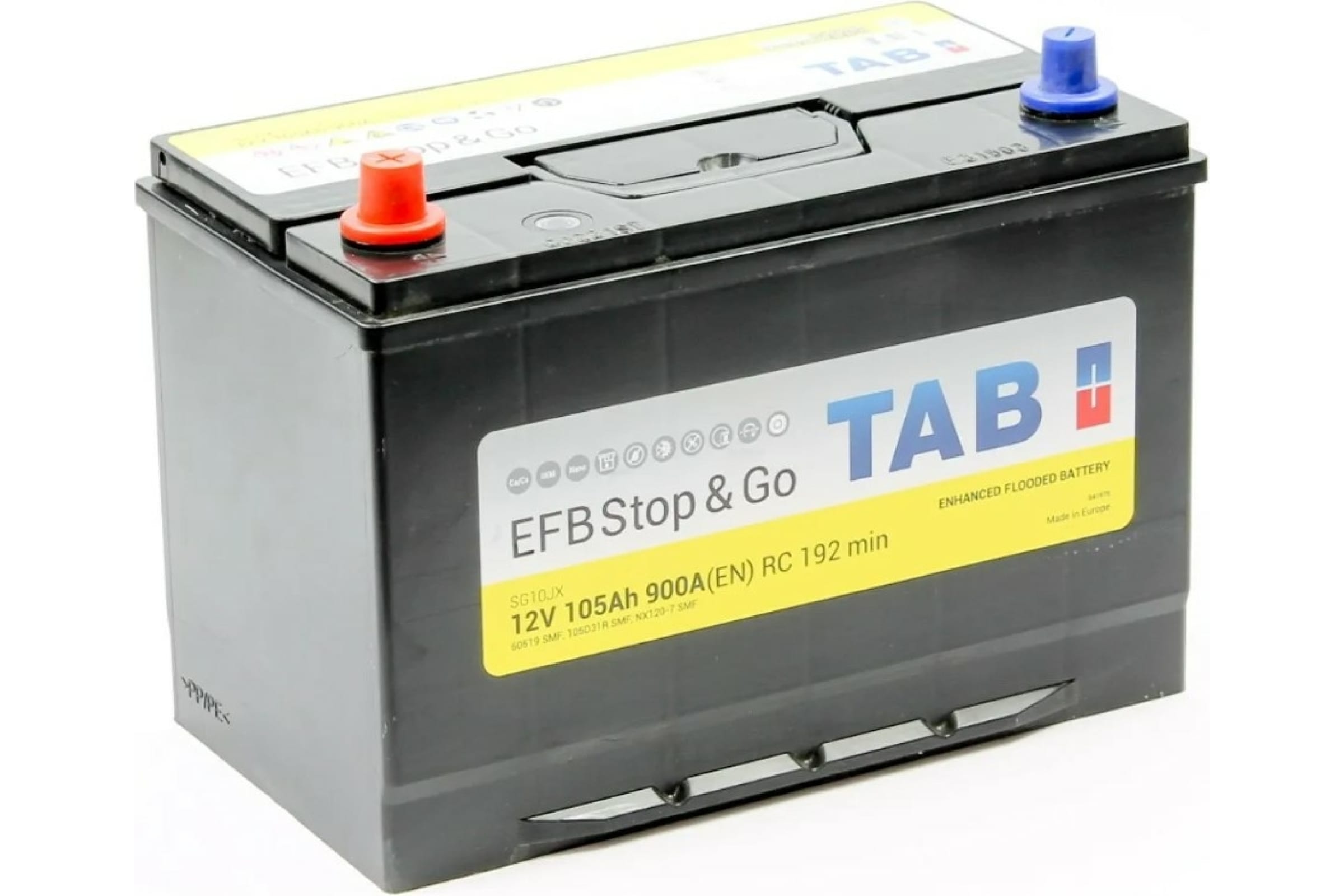 

TAB Аккумуляторная батарея EFB Stop&Go 6СТ-105.1 60519 яп.ст. 212105