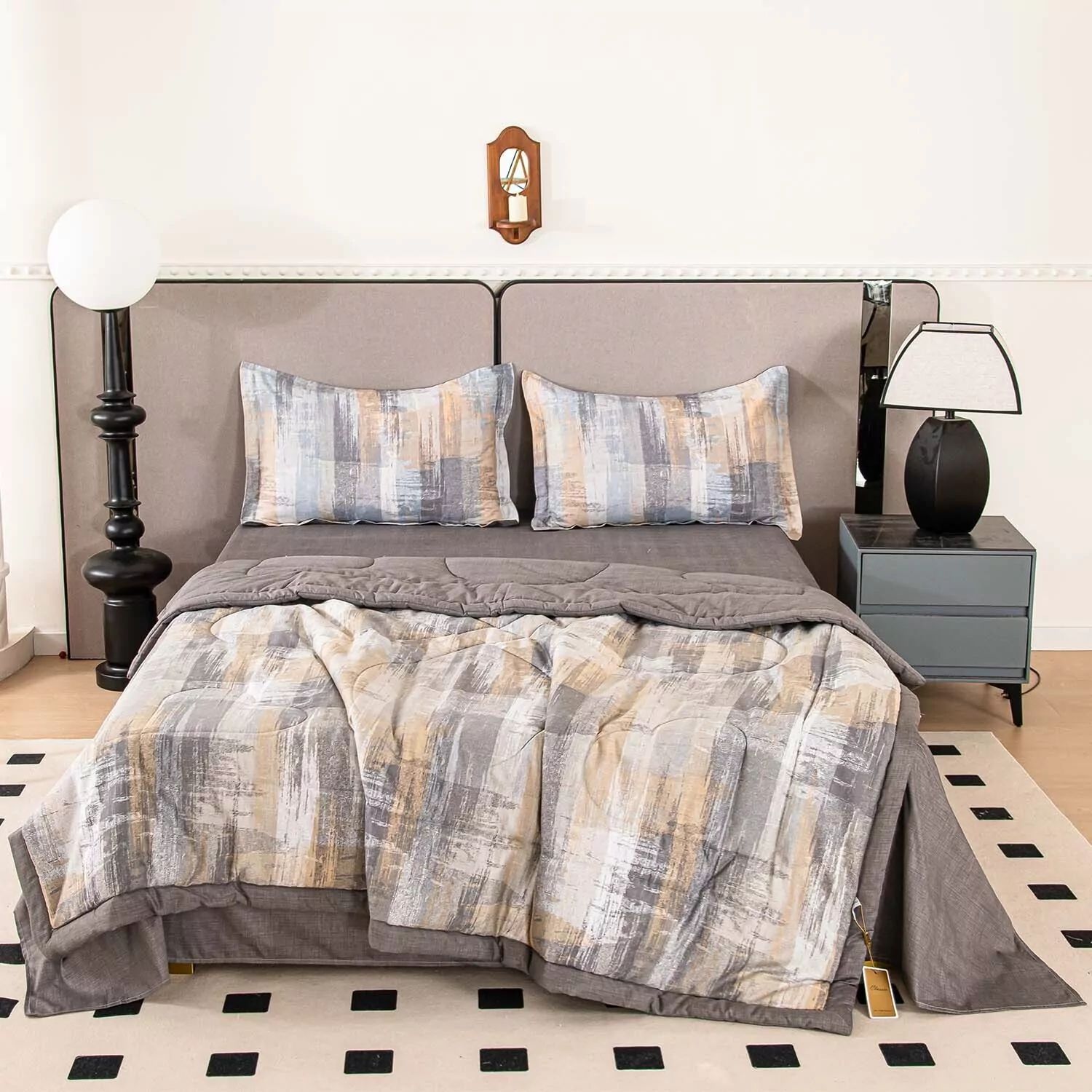 

Комплект постельного белья VIVA - HOME TEXTILE с одеялом, cатин с одеялом хлопок, Сатин с Одеялом 100% хлопок_1019984109