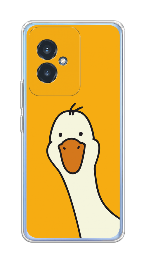 

Чехол на Honor 100 "Утка на желтом фоне", Желтый;красный, 6122750-1