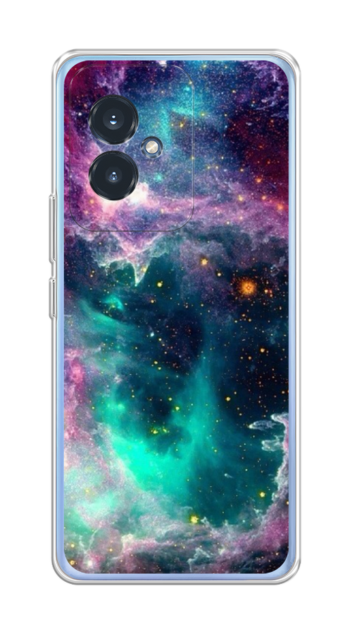 

Чехол на Honor 100 "Звездные облака", Розовый;бежевый, 6122750-1