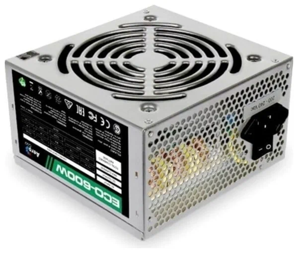 

Блок питания AeroCool ECO-600 600W, Серебристый, ECO-600